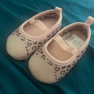 Child of Mine Pink Leopard Print Baby Shoes